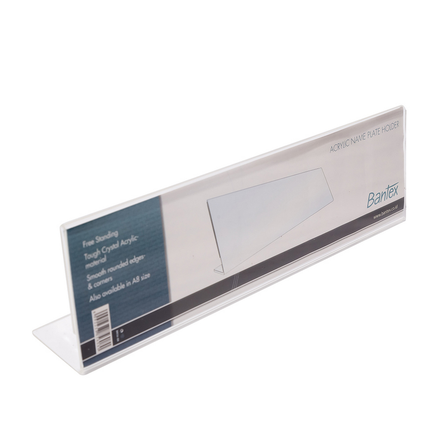 Papan Nama Akrilik Bantex Sign Holder Name Plate